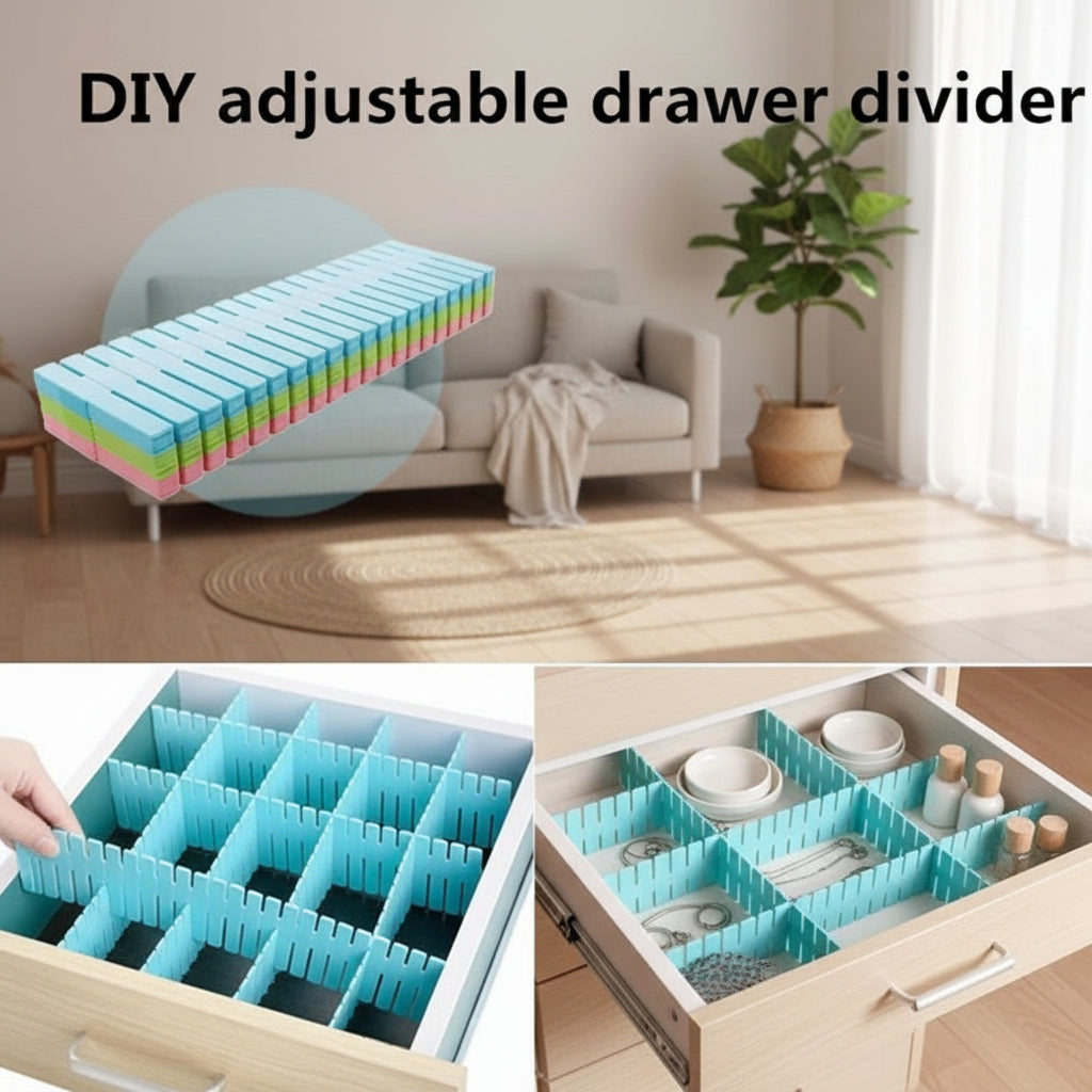Adjustable drawer divider